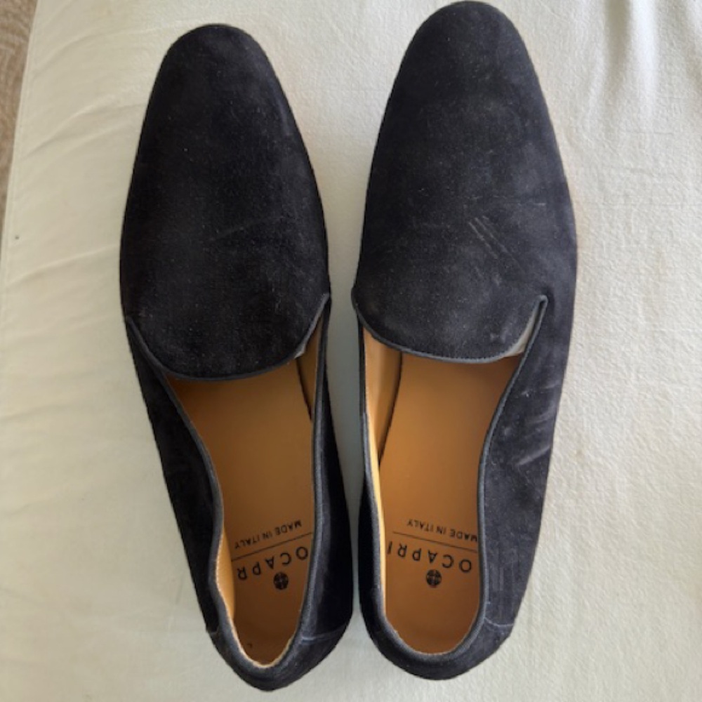 Black Suede Loafers. Never worn